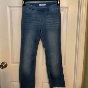 Cello Pull On Stretch Raw Hem Jeans